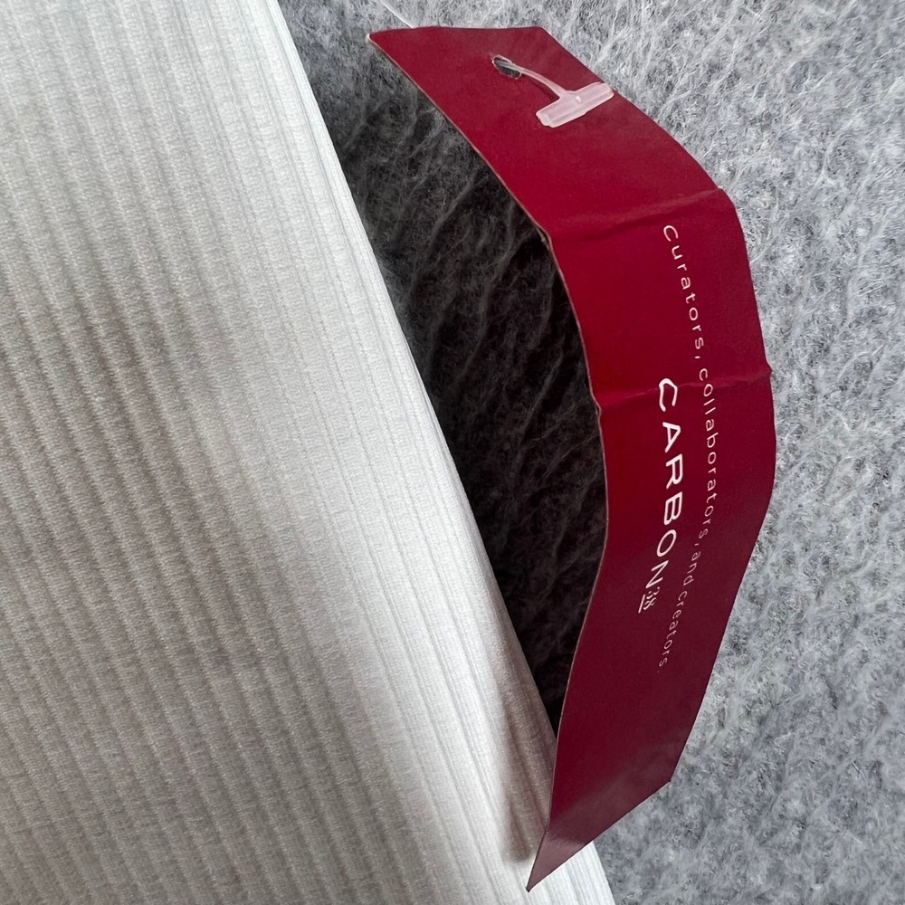 Carbon38 Leggings Women XS White Ribbed High Waisted NWT - Picture 2 of 8